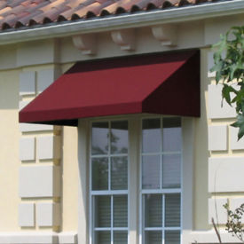 Awntech Window/Entry Awning 8' 4-1/2"W x 3'D x 1' 6"H Burgundy