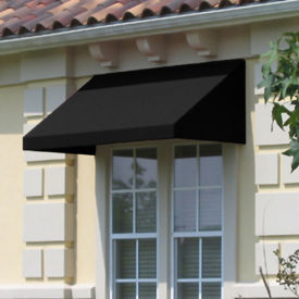 Awntech Window/Entry Awning 5' 4-1/2"W x 3'D x 1' 6"H Black