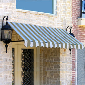 Awntech Window/Entry Awning 5' 4-1/2" W x 3'D x 2'H Linen/White