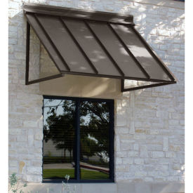 Awntech Standing Seam Awning 6' 8"W x 2'D x 2'H Bronze