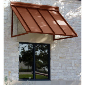 Awntech Metal Standing Seam Awning 4' 8"W x 3'D x 2'H