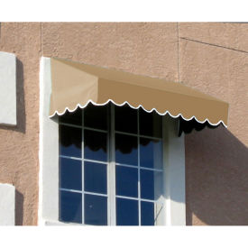 Awntech Window/Entry Awning 4' 4-1/2"W x 3'D x 1' 6"H Linen