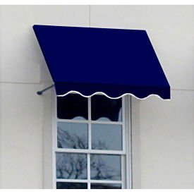 Awntech Window/Entry Awning 5' 4 -1/2"W x 4'D x 4' 8"H Navy