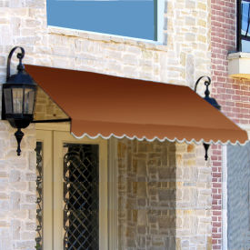 Awntech Window/Entry Awning 4' 4-1/2" W x 2'D x 2' 7"H Terra Cotta