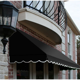 Awntech Window/Entry Awning 6' 4 -1/2"W x 4'D x 3' 8"H Black
