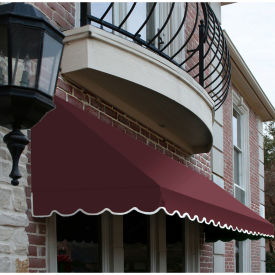 Awntech Window/Entry Awning 5' 4-1/2" W x 2'D x 3' 8"H Burgundy