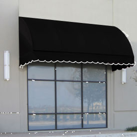 Awntech Window/Entry Awning 5' 4-1/2"W x 3'D x 3' 8"H Black