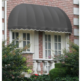 Awntech Window/Entry Awning 5' 4-1/2" W x 2'D x 2' 7"H Gray