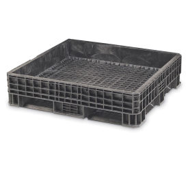 Orbis Heavy-Duty Bulkpak Containers, Black, 45X48X21"