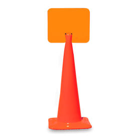 Snap-On Signs for Traffic Cones - 14"Wx10"H (Cone Sold Separately)