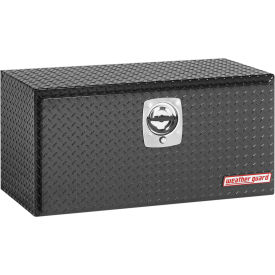 Weather Guard 636502, Underbed Truck Box, Black Aluminum Compact 6.5 Cu. Ft.