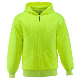 Insulated Quilted Sweatshirt, Lime, 15° Comfort Rating, 2XL, 0488RHVL2XL