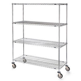 Metro Super Erecta Shelf Trucks with Wire Shelves - 48" Wx24" D Shelf - 79" H