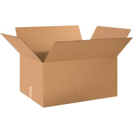 26" x 20" x 14" Cardboard Single Wall Corrugated Box, 
Kraft - Pkg Qty 15