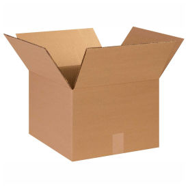 14" x 14" x 10" Heavy Duty Regular Slotted Single Wall Corrugated Box - Pkg Qty 25