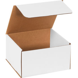 9"x8"x5" Corrugated Mailer, 200#/ECT-32-B White - Pkg Qty 50