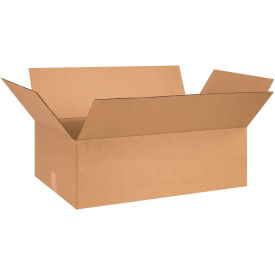 28" x 18" x 8" Cardboard Single Wall Corrugated Box, Kraft - Pkg Qty 15