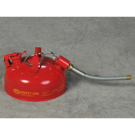 Eagle U2-11-S Type II Safety Can with 7/8" O.D. Flex Spout, 1 Gallon, Red