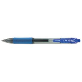 Zebra Sarasa Retractable Gel Pen, Blue Ink, Medium, 36/Pack