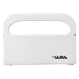 Plastic Toilet Seat Cover Dispenser 16"W x 2-1/5"D x 11"H, White