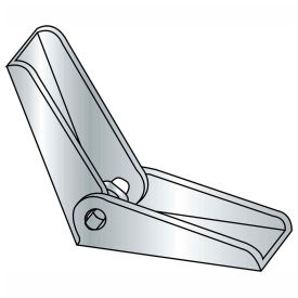 Toggle Anchor, 1/4-20, Steel, Zinc, 100 Pack