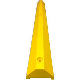Plastics-R-Unique ULTRA3672PBY 6' Ultra Parking Block with Hardware, 3-1/4"H, Yellow