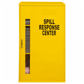 Durham Spill Control Respirator Cabinet 057-50 - 19-7/8"W x 14-1/4"D x 32-3/4"H, Yellow