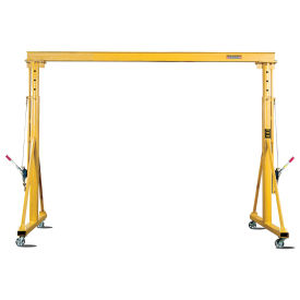 Contrx Telescopic Height Gantry Crane, 8000 Lb. Capacity, 8'-12' Adjustable Height, 8' Span