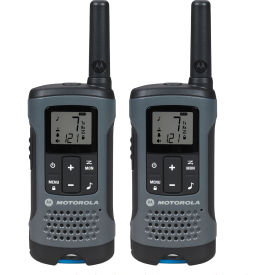 Motorola Talkabout& #174; Rechargeable Two-Way Radios,Gray, 2 Pack