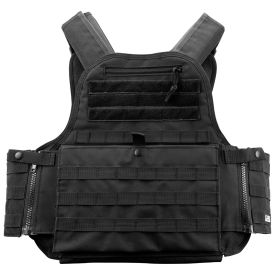 Loaded Gear VX-500 Plate Carrier Tactical Vest, Black