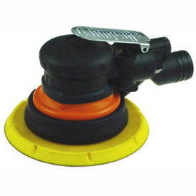 EMAX Industrial 6" Random Orbital Air Sander with vacuum, 6 CFM, 1/4" Inlet