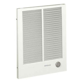 Broan 194 Wall Heater High Capacity, 3000/2250/1500/1125W, 240/208V White