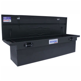 Better Built SEC Aluminum 72" Crossover Truck Box, Low-Pro, Deep, Single Lid, Matte Black - 79211101