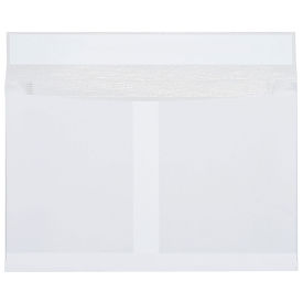 Ship-Lite Expandable Envelopes, 10" x 15" x 2", Side Opening, White, 100 Pack, SLE10152WS