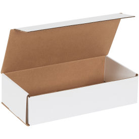 12"x6"x3" Corrugated Mailer, White - Pkg Qty 50