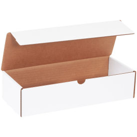 12-1/2"x5"x3" Corrugated Literature Mailer, White - Pkg Qty 50