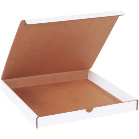 12"x12"x1-1/4" Corrugated Literature Mailer, White - Pkg Qty 50