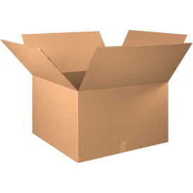 Heavy-Duty Double Wall Cardboard Corrugated Boxes, 30" x 30" x 20" - Pkg Qty 5