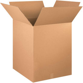 24" x 24" x 28" Corrugated Boxes, Kraft - Pkg Qty 10