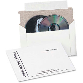 Quality Park Foam Lined Multimedia Mailer, 8-1/2" x 6", White, 25/BOX