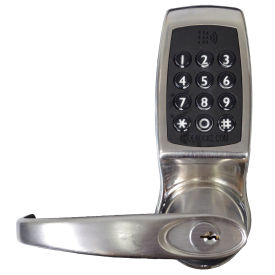 Codelocks Electronic Keyless Entry Lock Interior Usage, w/ Smart Phone App, Keypad, Card, Audit