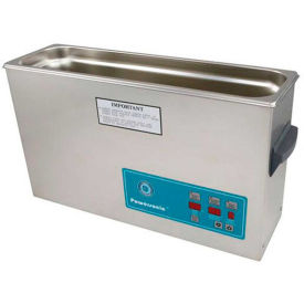 Ultrasonic Table Top Part Cleaning System - Digital Timer/Heat/Power Control, 2.5 Gal, 132 kHz, 115V