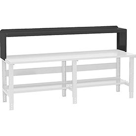 Global Industrial Workbench Riser, Steel, 96"W x 10-1/2"D x 12"H, Black