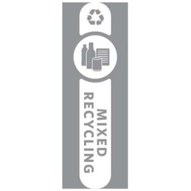 Waste Stream Label Mixed Recycling Kit for Slim Jim