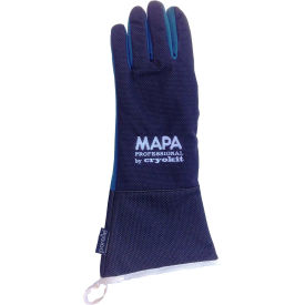 MAPA Cryoket 400 Waterproof Cryogenic Gloves, 16" L, Size 8, 1 Pair