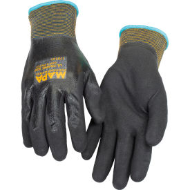 MAPA Ultrane 526 Grip & Proof Nitrile Fully Coated Gloves, Lt Weight, Size 11, 1 Pair