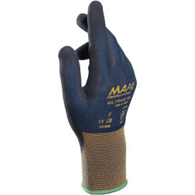 MAPA Ultrane 500 Grip & Proof Nitrile Palm Coated Gloves, Lt Weight, Size 6, 1 Pair