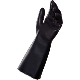 MAPA NL339 Chemzoil Neoprene Coated Gloves, 14", M, Heavy Weight, Size 8, 1 Pair