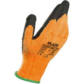 MAPA Temp-Dex 720, Nitrile Palm Coated Thermal Gloves w/ Dots, Medium Weight, Size 9, 1 Pair