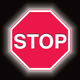 Premium Stop Sign, Aluminum, 18"W X 18"H